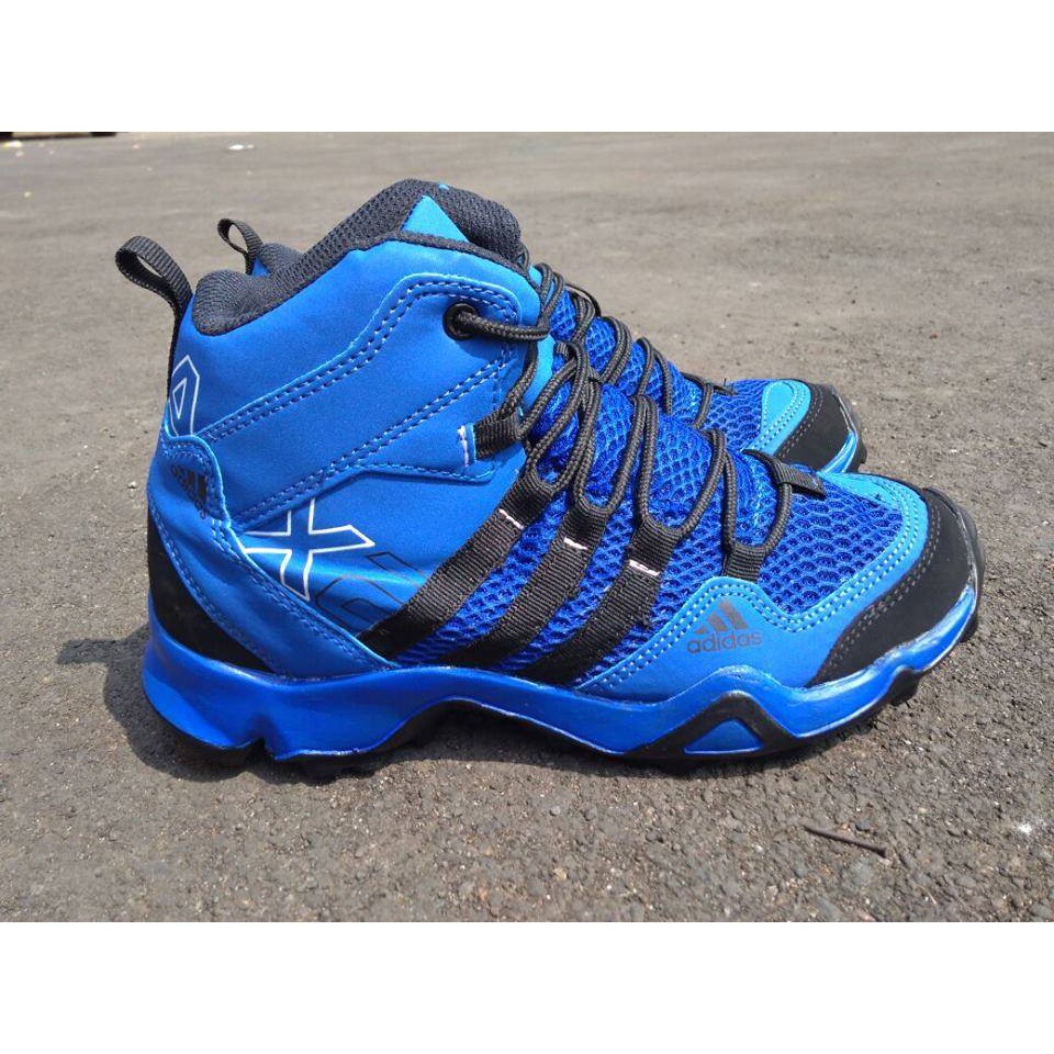 Sepatu Adidas AX2 HIgh Hitam Biru