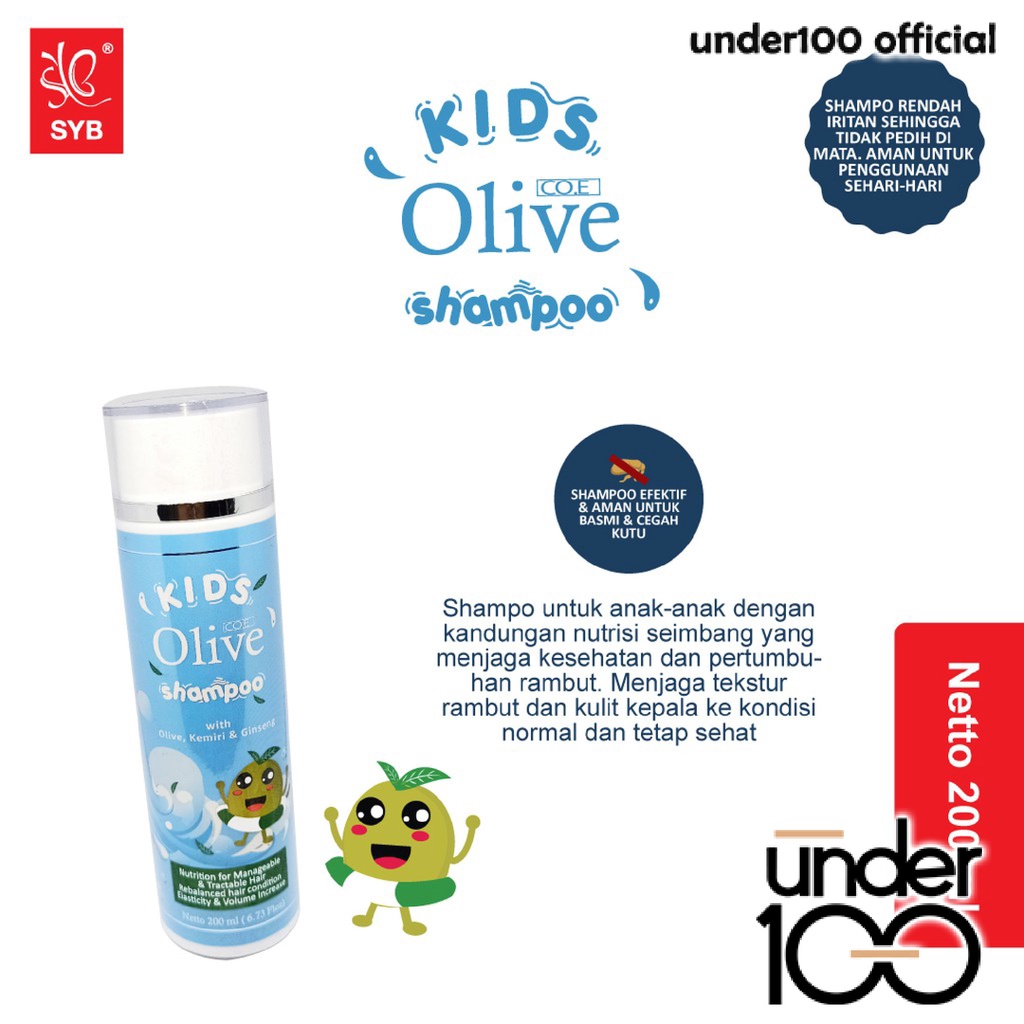 ❤ UNDER100 ❤ CO.E Olive Hair Treatment | Shampoo | Conditioner | Tonic | Shampo Serum Kids SYB (✔BPOM)