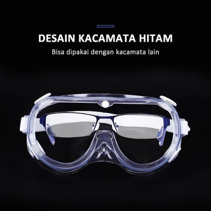 Kacamata Medis Safety Goggles ANTI EMBUN ANTI VIRUS 203NS