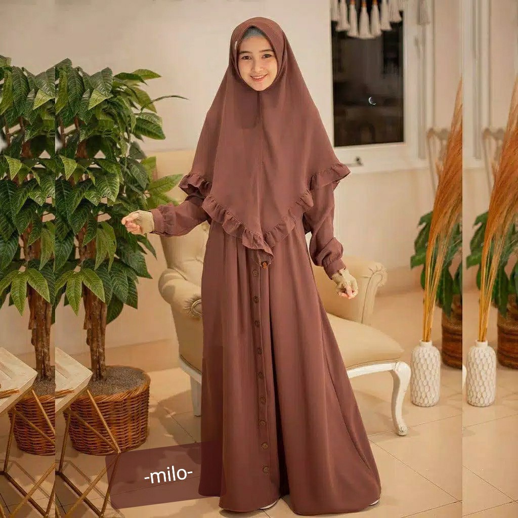 C.P - Gamis elbina juwita Syari free Hijab