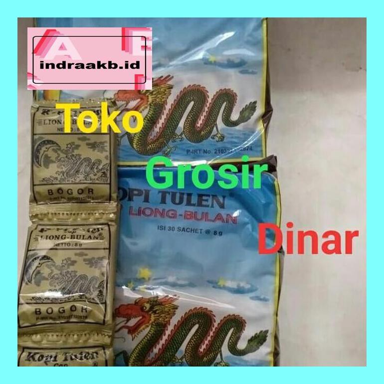 

Kops05X Kopi Liong Bulan Hitam Tanpa Gula, 1Pack Isi 30 Sachet Cof05Sc
