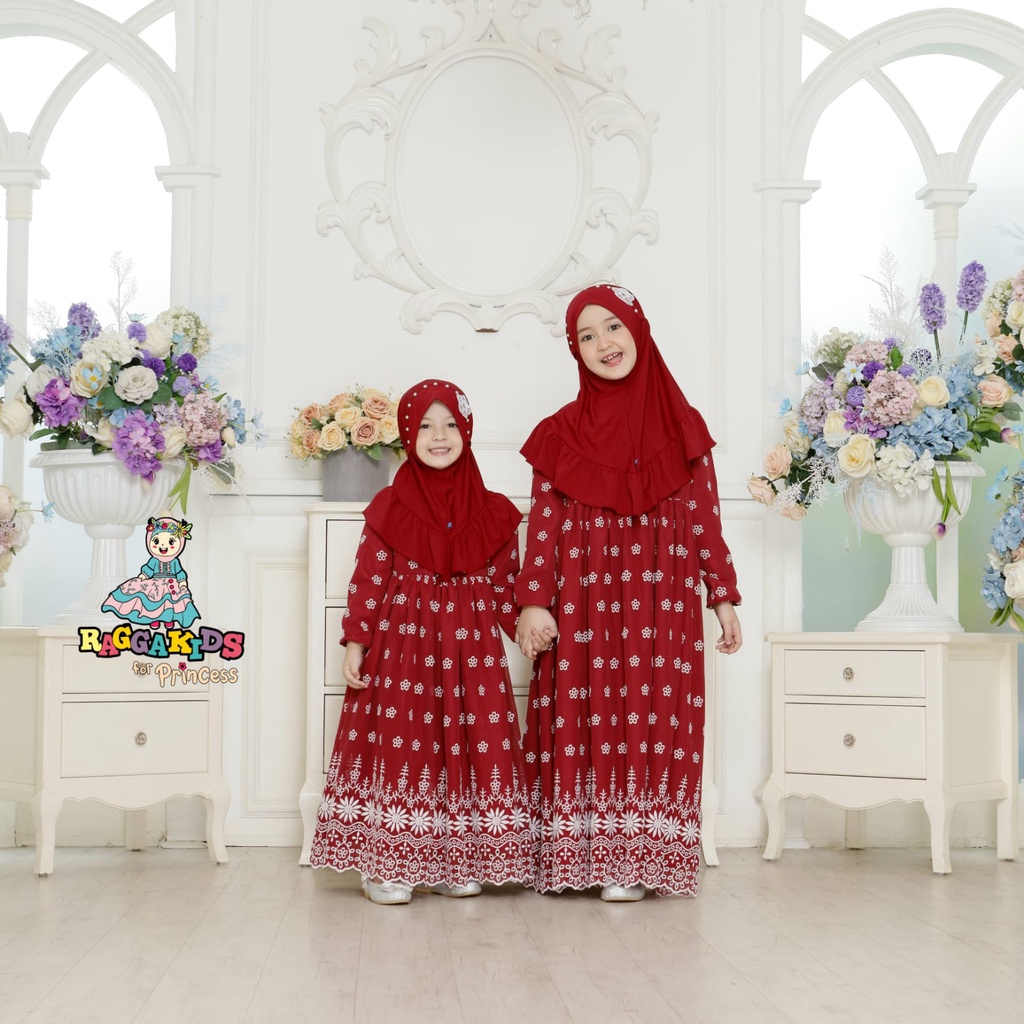 GAMIS MEWAH ANAK REMAJA PESTA TERBARU 2023 BRANDED CASUAL SYAR'I PREMIUM NYAMAN RAGGAKIDS FOR PRINCESS JAMEELAH SERIES