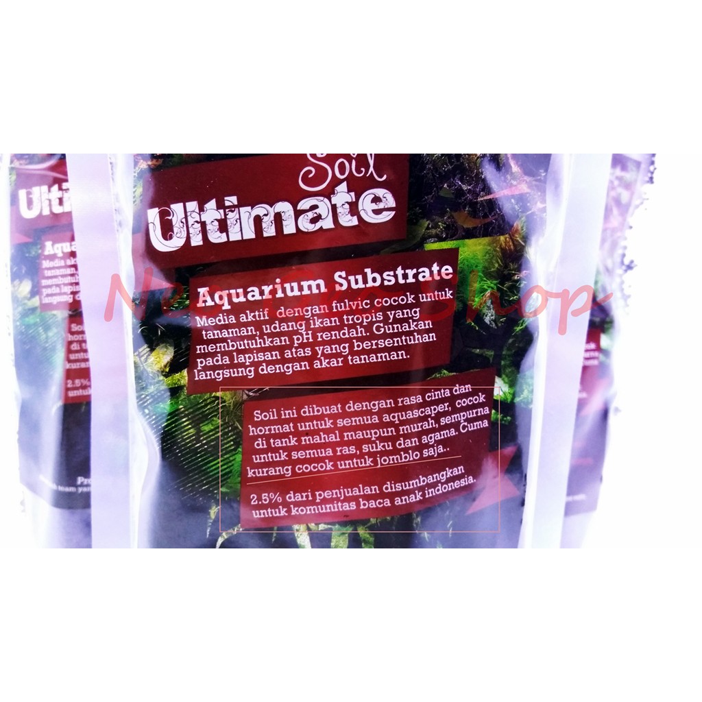 ultimate soil ultimatesoil media tanam aquascape