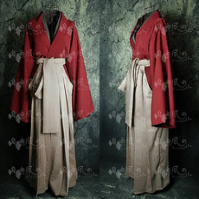 HAKAMA YUKATA COSPLAY COSTUME KENSHIN SAMURAI X
