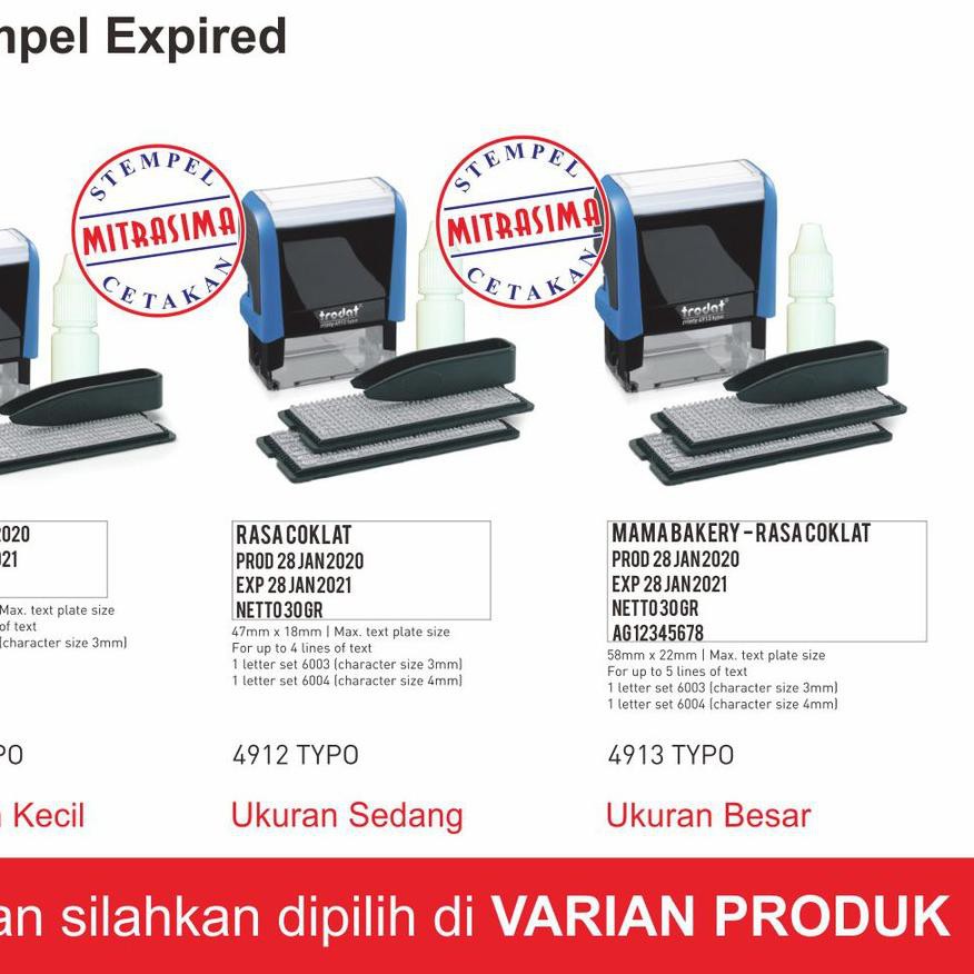 

Terbaru Stempel EXPIRED dengan kode produksi atau format lain yang fleksibel, qt1..