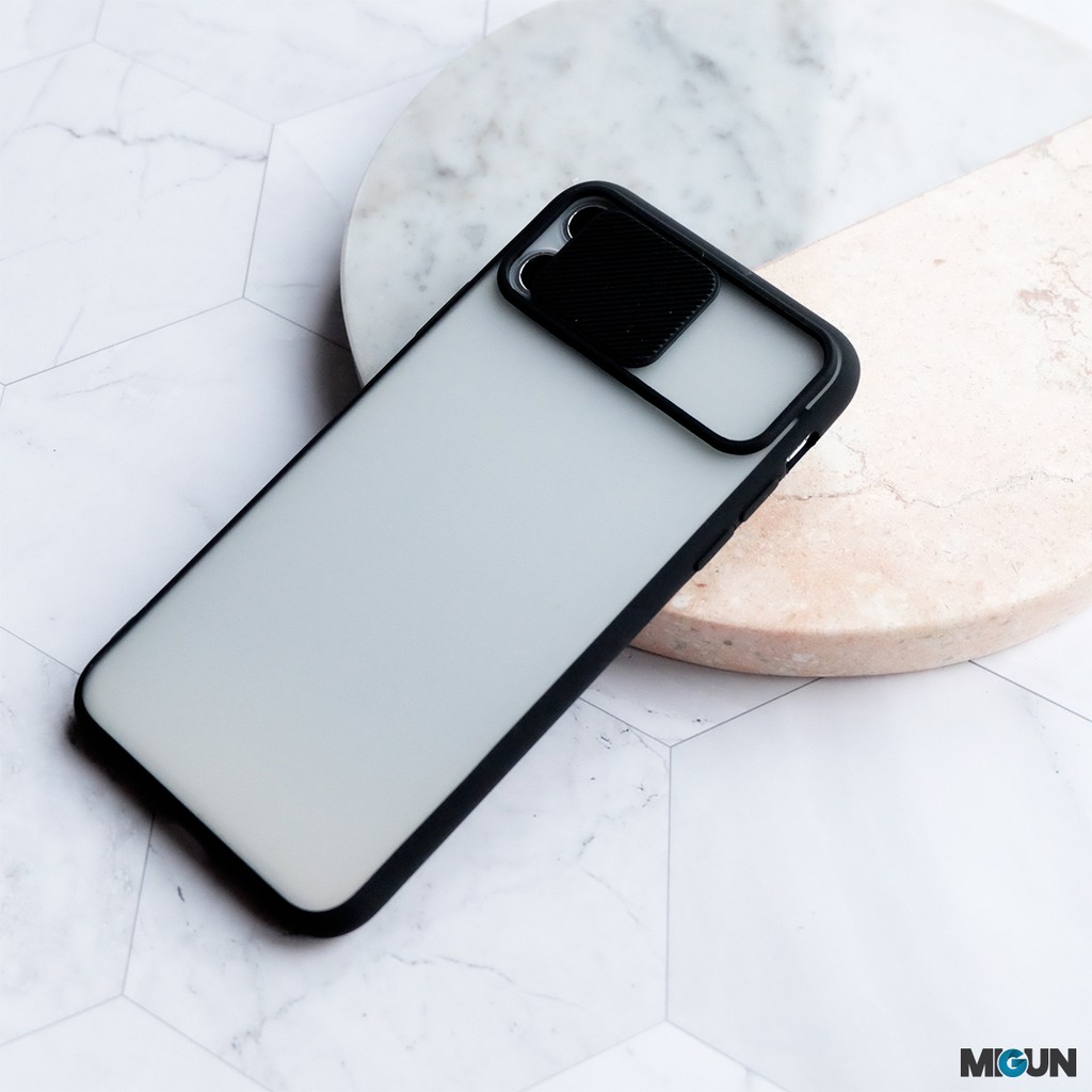 Camera Slide Protection Case - full camera protect for iPhone 6 7 8 7+ 8+ X Xs XR XsMAX 11 PRO MAX-CS. BLACK