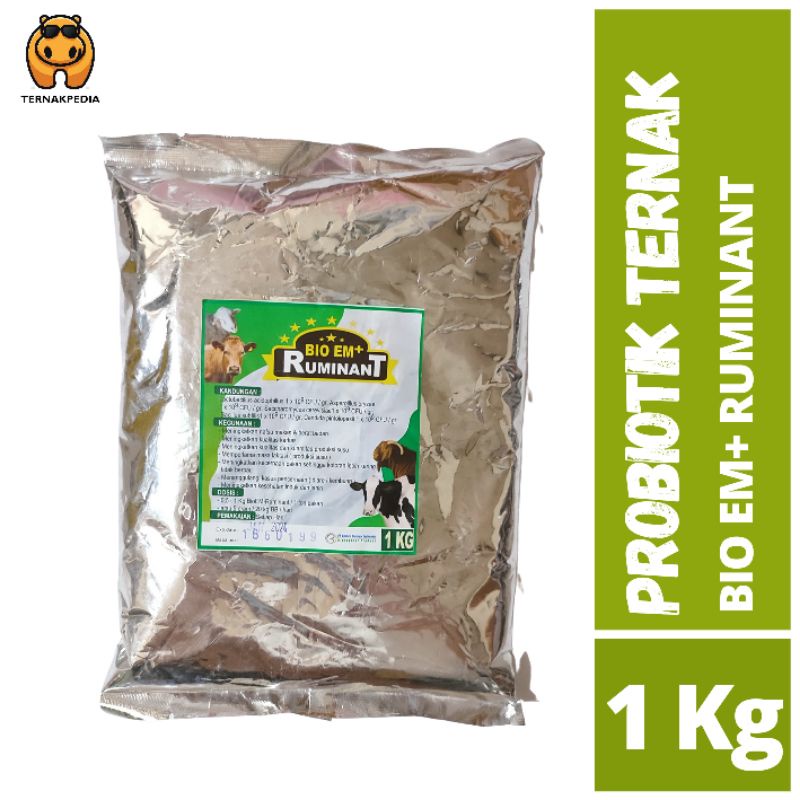 Probiotik Serbuk Ternak BIO EM+ 1 Kg Ruminant - probiotik sapi - Probiotik Kambing