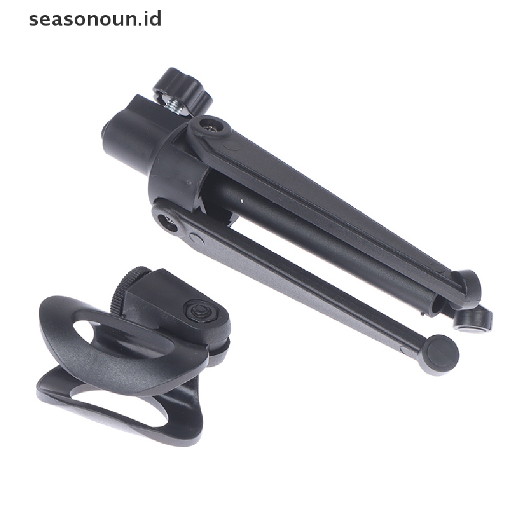 (seasonoun) Stand Tripod Meja Mini Portable Holder Microphone Adjustable