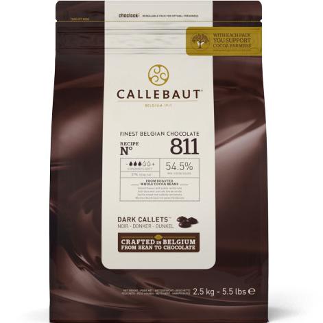 

CALLEBAUT 811NV Dark Chocolate Couverture 54,5% 2,5kg