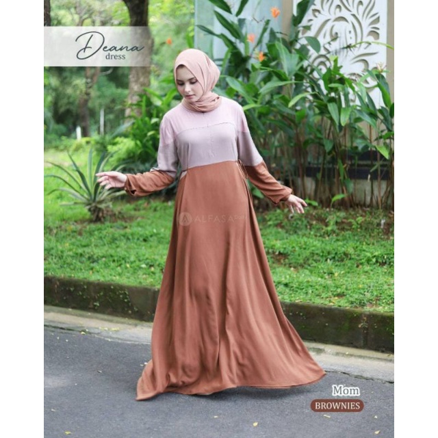 Deana Mom And Kids Dress Brownies Alfasa