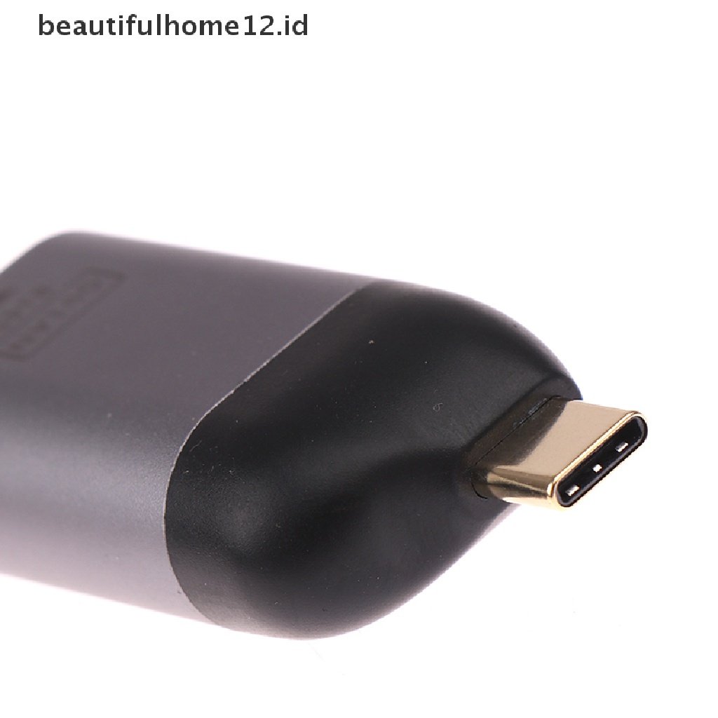 【beautifulhome12.id】 UHD 8K Type-C to Hdmi/VGA/DP/RJ45/Mini DP Video Converter 4K 60Hz USB C Adapter .