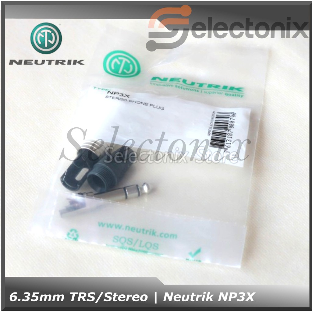 Jack Audio 1/4&quot; TRS-Stereo | Neutrik [NP3X] Original