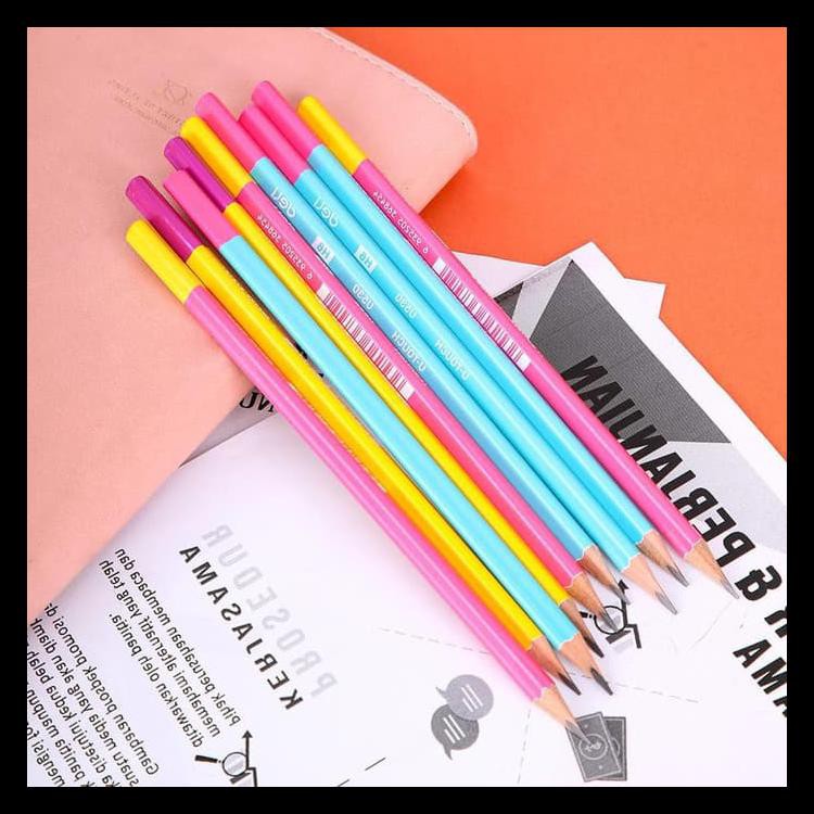 

Terlaris Deli Eu53000_Graphite Pencil Hb W/Dipped Head(Mix)-12Pcs/Box Terjamin