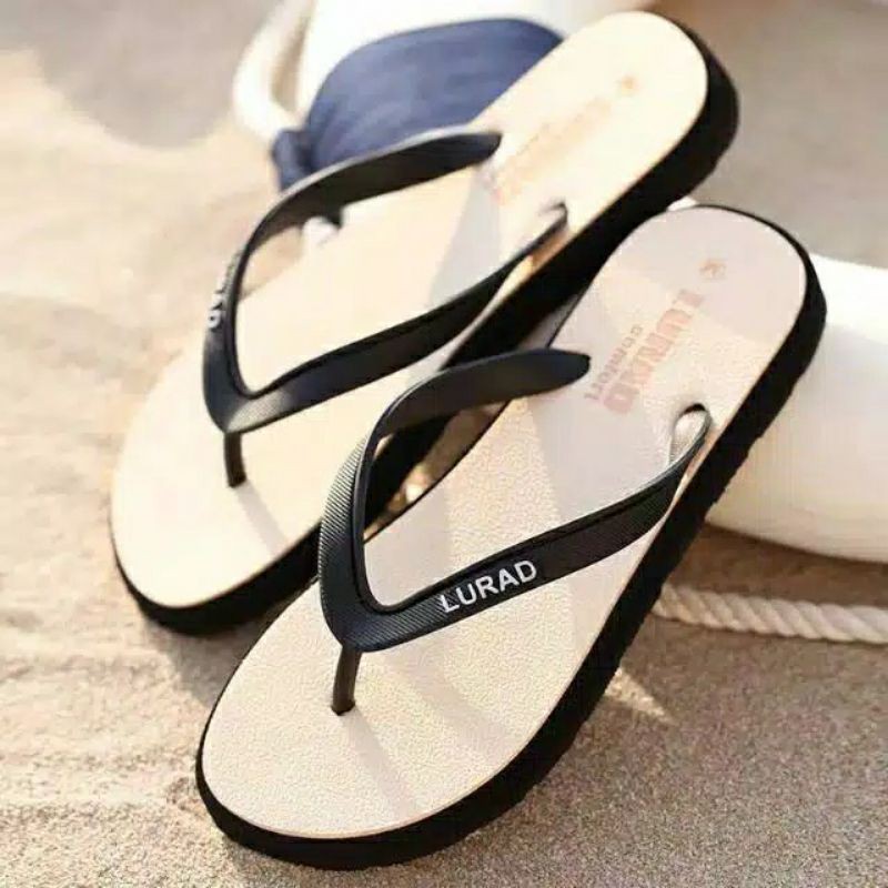 sandal jepit cowok motif lurrad