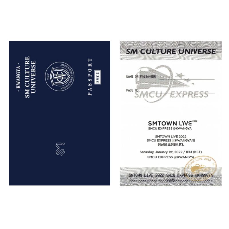 tiket dan pasport konser smtown 2022