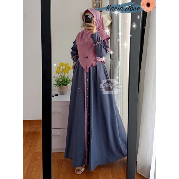 [COD] KANIA SET SYARI | ORI BY ATHATA | BAYAR DITEMPAT