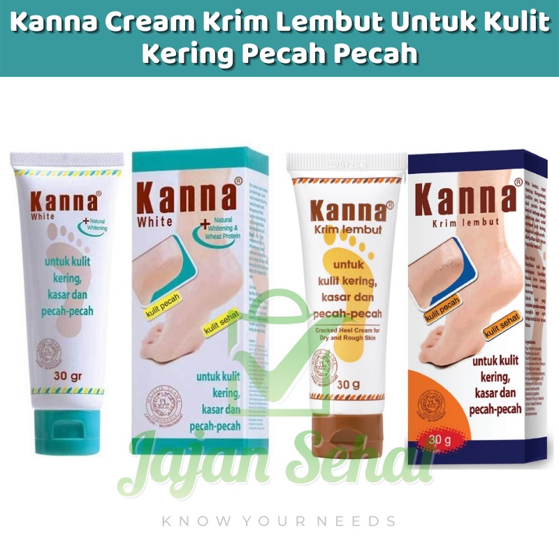 Kanna Cream Krim Lembut Untuk Kulit Kering Pecah Pecah