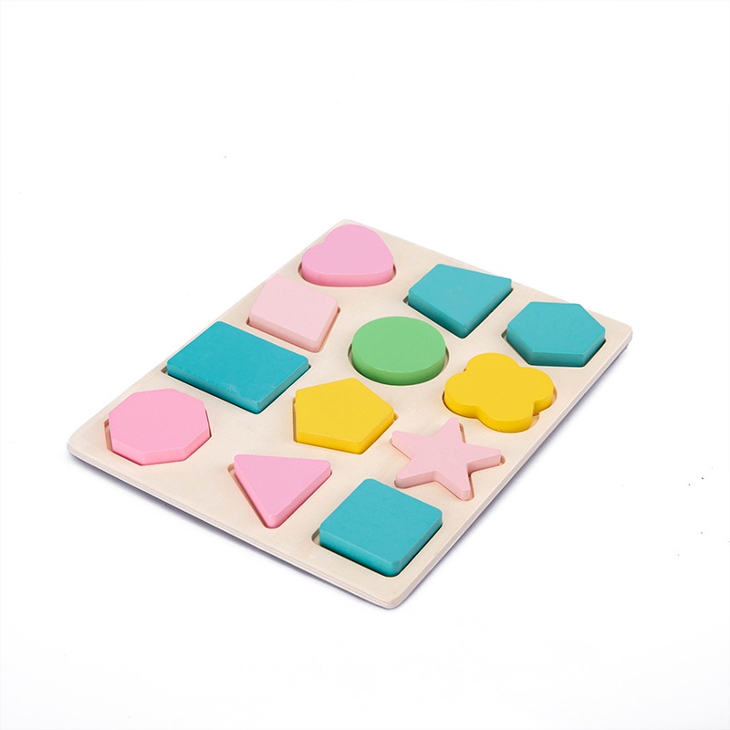 [ Giggel ]  Shape Chunky Puzzle / Puzzle Shape Board / Mainan edukasi anak / Mainan Kayu Bentuk / Shape Puzzle / Mainan Kayu edukasi