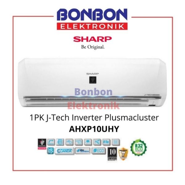 Sharp AC 1PK Inverter Plasmacluster AH-XP10UHY / 1 PK AHXP10UHY