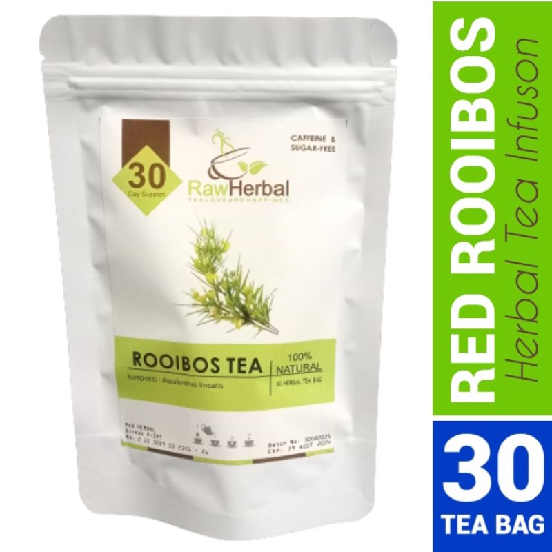 Red Rooibos Tea : Red African Tea / Red Tea 30 Tea Bag