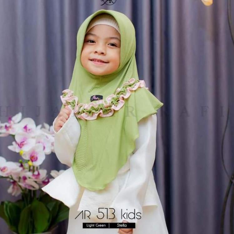 97 ★ jilbab hijab kerudung bergo anak  kids instan arrafi AR 513 rabbani elzatta zoya ori murah hn☮