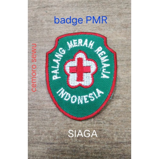 bet tempel PMR siaga palang merah remaja bedge bordir PMR