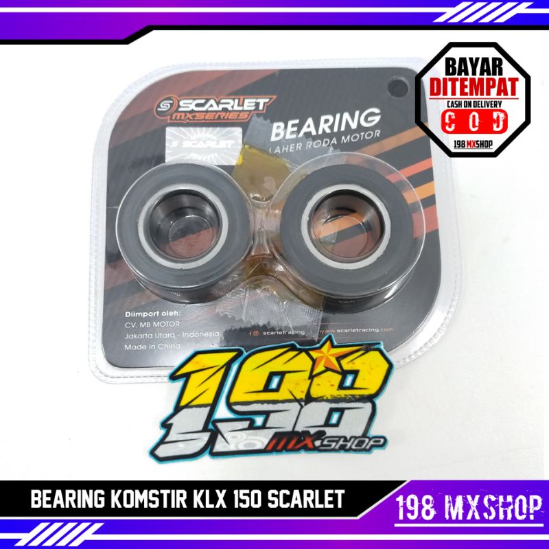 LAHER BEARING KOMSTIR KLX 150, KLX BF, DTRACKER SCARLET