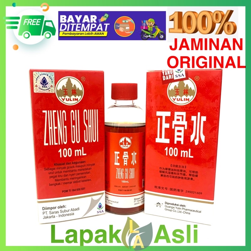 Zheng Gu Shui 100 ml - Obat Retak Tulang - Keseleo DLL