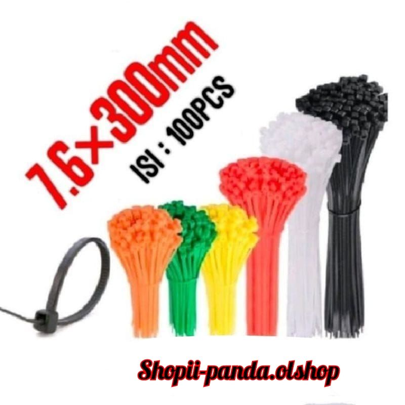 BEST Cable Ties 30cm/ Kabel Tis 30 CM MURAH TALI RIPET rifet 7.6×300mm⭐shopii-panda⭐