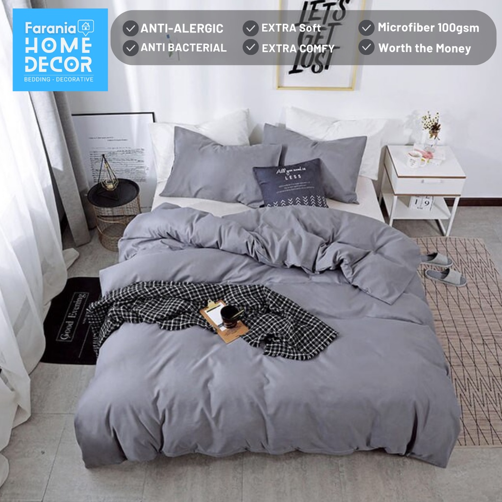 Badcover Bedcover Bed Cover Badcover Selimut TANPA BUSA Estetik Sprei Set Seprei Set Termurah 90x200