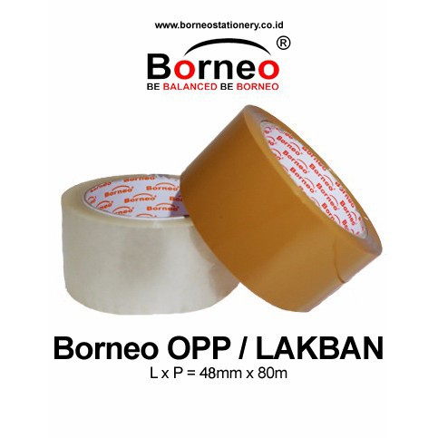 

LAKBAN/OPP TAPE CORE ORANGE BORNEO 36MM/PCS