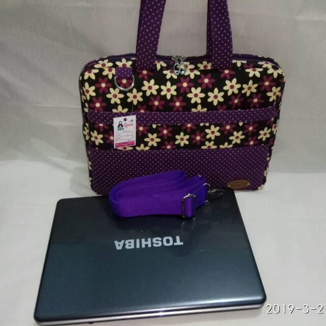 Tas Laptop wanita/tas laptop jinjing sleeves/tas selempang wanita/tas laptop handmade