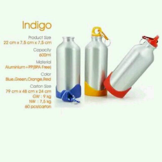 BOTOL MINUM ALMUNIUM CHIELO TIPE INDIGO