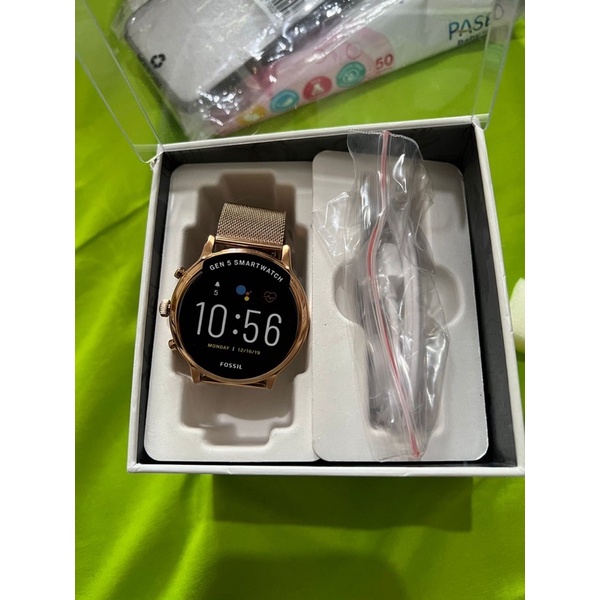 fossil smartwatch gen 5 ftw 6062 rose gold