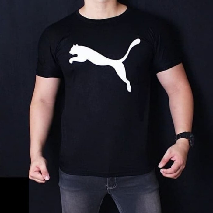 KAOS BAJU OLAHRAGA PRIA WANITA PUMA COMBED 30S FASHION BRANDED/COD