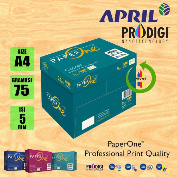 

(5 Rim) 1 Box Kertas A4 75Gr Paperone Bmo/ Copypaper A4 70Gr Ik - Copy Paper A470 Bengbengstar1