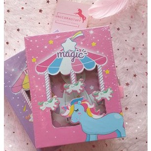 DIARY UNICORN GEMBOK NOTEBOOK BUKU TULIS ANAK CATATAN KADO HADIAH CEWEK