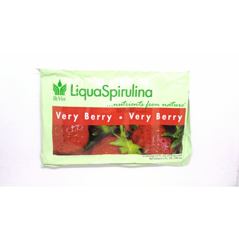 LIQUA SPIRULINA VERY BERRY ORIGINAL 100%/REVITA