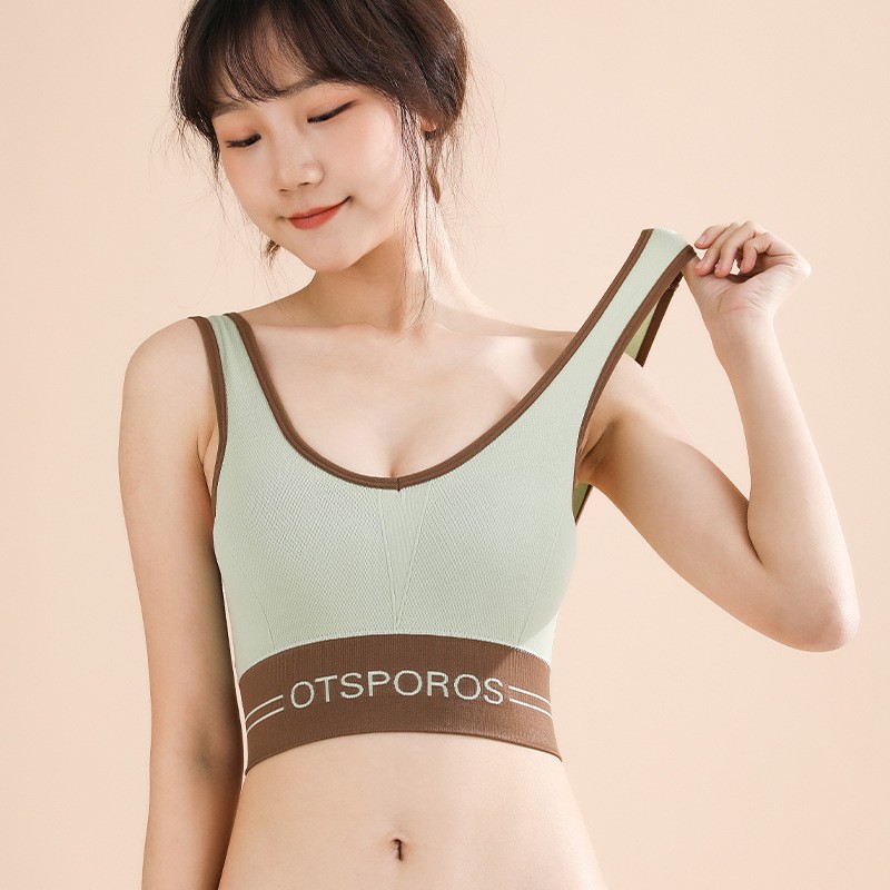 ❀ Chingu ❀ PW104 COD Sport Bra Yoga Gym Bra Wanita Korea Fashion Push Up Tanpa Kawat Import Surabaya