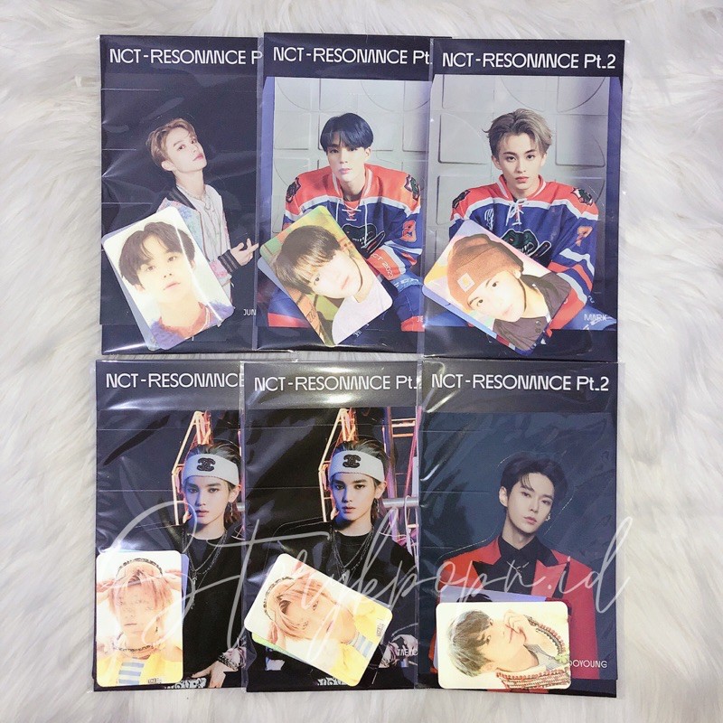 LENTICULAR NCT RESONANCE PT.2 MARK JENO JUNGWOO TAEYONG DOYOUNG JAEHYUN OFFICIAL READY STOCK SEALED
