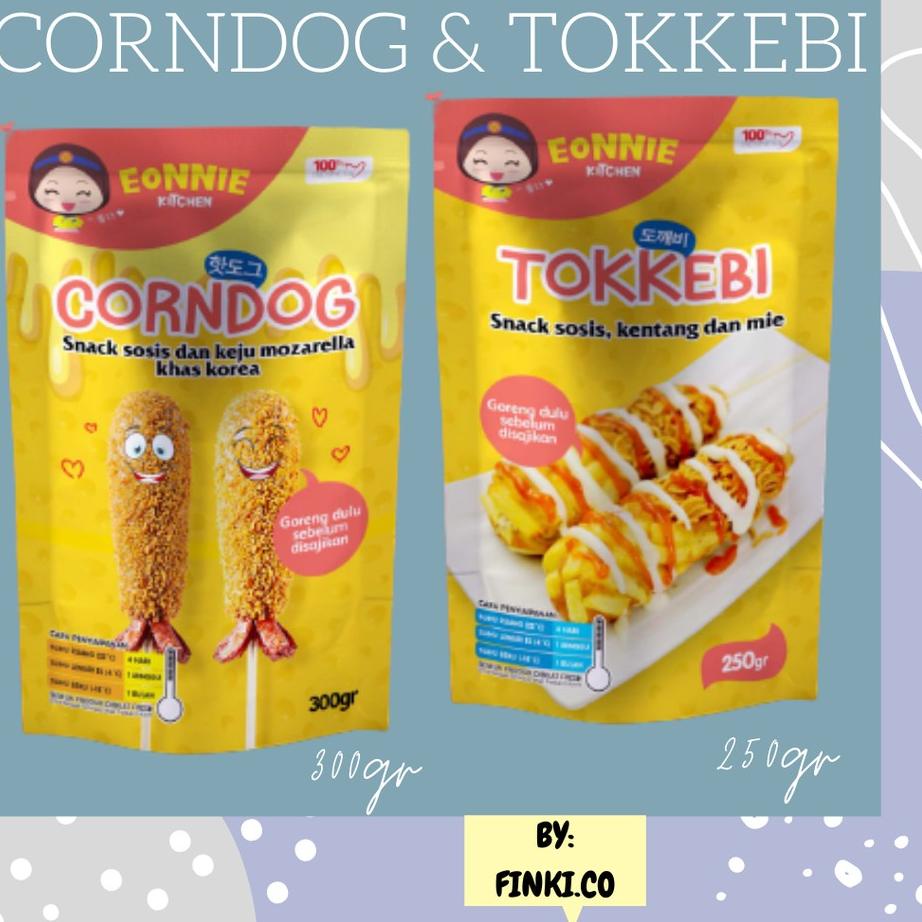 

66E♢ Corndog Tokkebi Mozarella ang Sosis Kentang (300gr) II Makanan Korea Halal Tanpa Bahan Pengawet