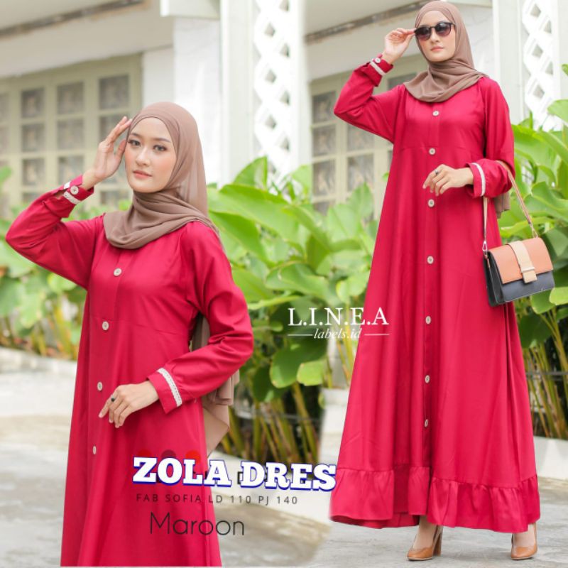 zola dress ori linea label