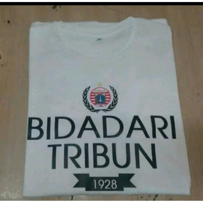 Kaos Baju Obral Combed 30s Distro Bidadari Tribun Persija Polos Custom