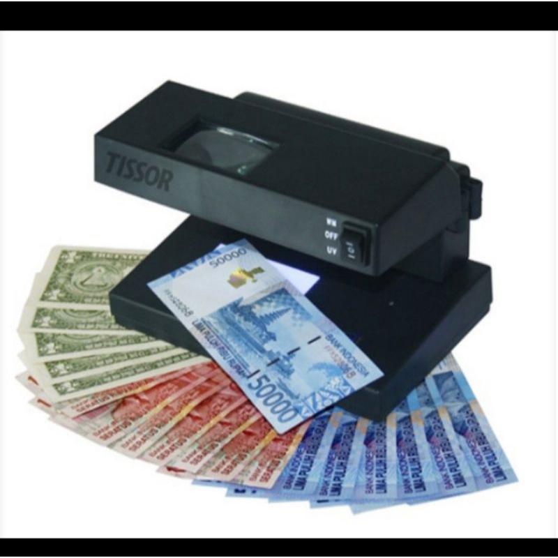 

TISSOR MONEY DETECTOR TSR 2038 UV MAGNETIC AND WATER MARK DETECTION ORIGINAL