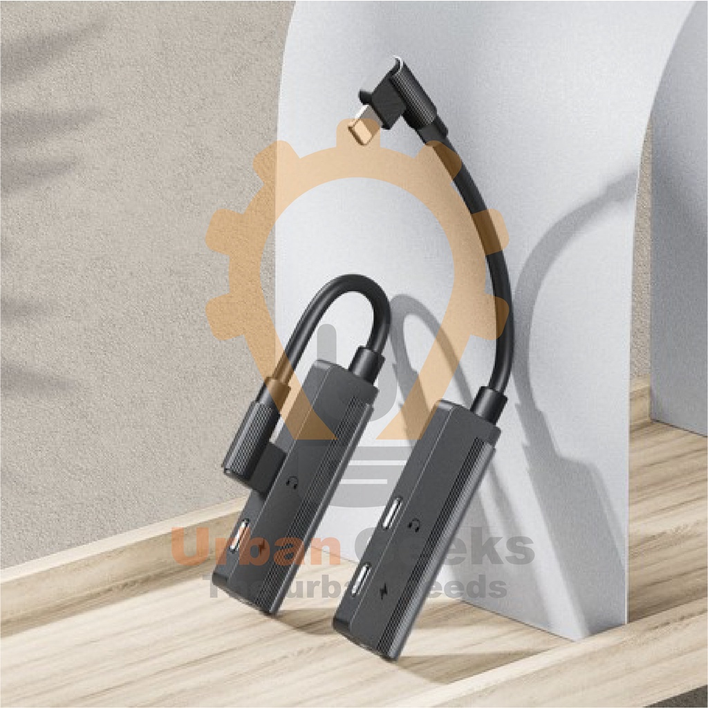 Charging &amp; Adapter Audio Lightning 3 in 1 Rockspace CA06