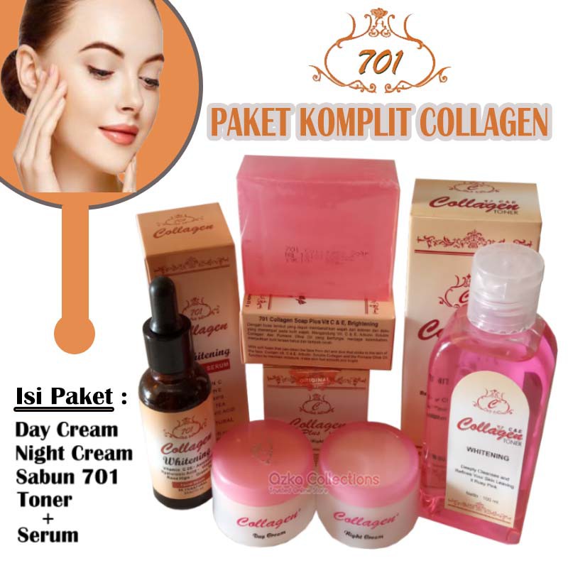 Paket Komplit Cream Collagen plus Serum Original Import