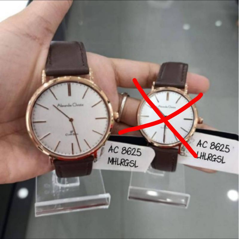 JAM TANGAN ALEXANDER CRISTIE COUPLE ORIGINAL AC8625 GARANSI/ALEXANDRE CHRISTIE PASANGAN AC 8625