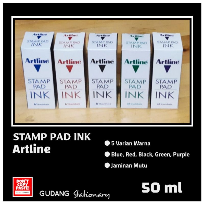 Tinta Stempel Stamp Pad Ink ARTLINE 50 ml