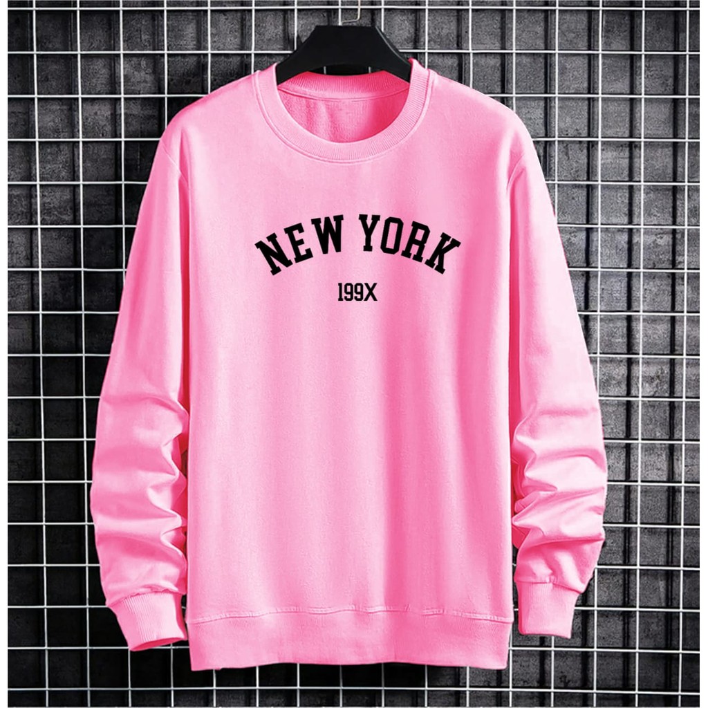 BISA COD / ALIPIO FASHION - BAJU SWEATER NY 199X / sweater keren / sweater terbaru