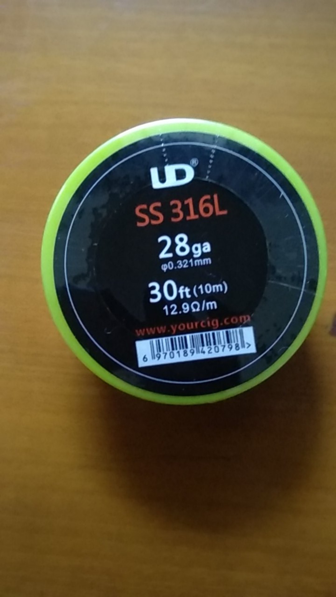 Authentic Ud Stainless Steel Wire 28 Awg | 0.3mm | Kawat Coil Rda | Ss